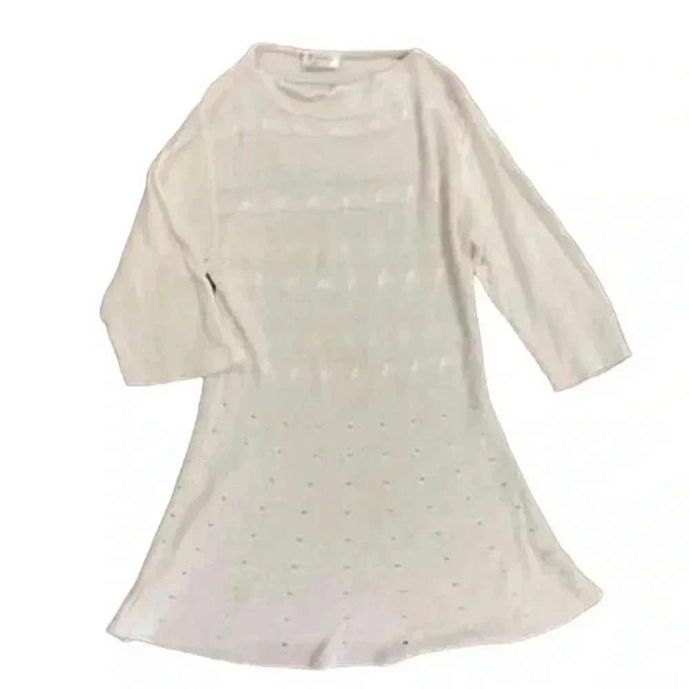 Putorti Knit Sweater Dress Off White  Size XL - Picture 5 of 7